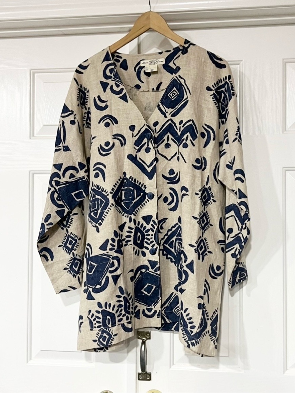 Danielle Philipe | Linen Art To Wear Long Sleeve Shirt